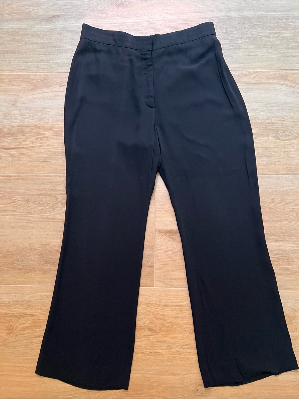 Vintage Sonia Rykiel Paris Black Dress Pants US 8 FR 40 Straight Leg Designer